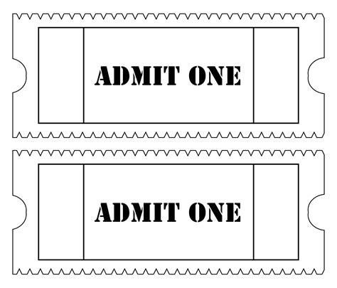 free admit one ticket template|event ticket templates for word.